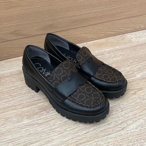 Calvin Klein Loafers w/ Lug Sole